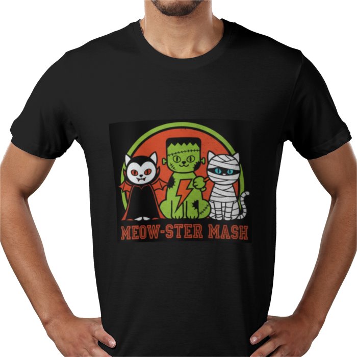 Meow-Ster Mash Cat Halloween Tee