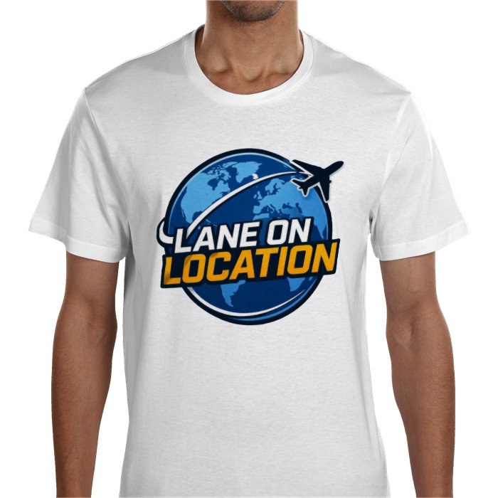LOL T-Shirt — White (Classic Logo) | Lane on Location travel clothing