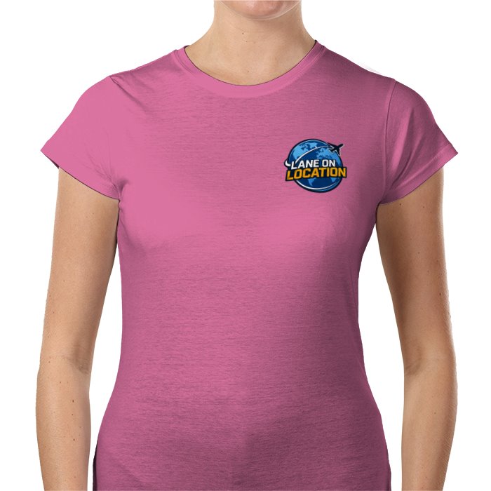 LOL Ladies T-Shirt — Pink | Lane on Location travel clothing