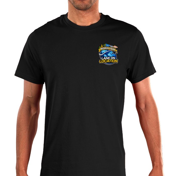 LOL T-Shirt — World Tour (Black) | Lane on Location travel clothing
