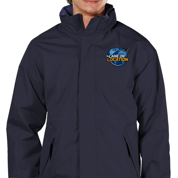 LOL Waterproof Jacket — Navy | Lane on Location travel clothing