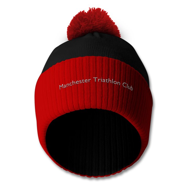 MTC bobble hat black /red