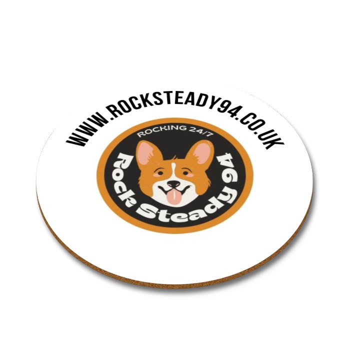 Rock Steady 94 Round Coaster