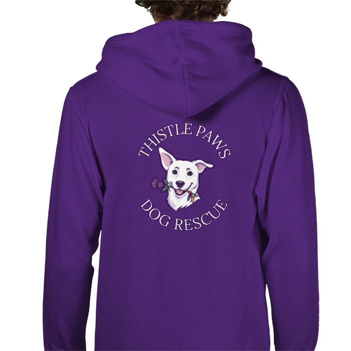 Thistle Paws Hoodie - Back