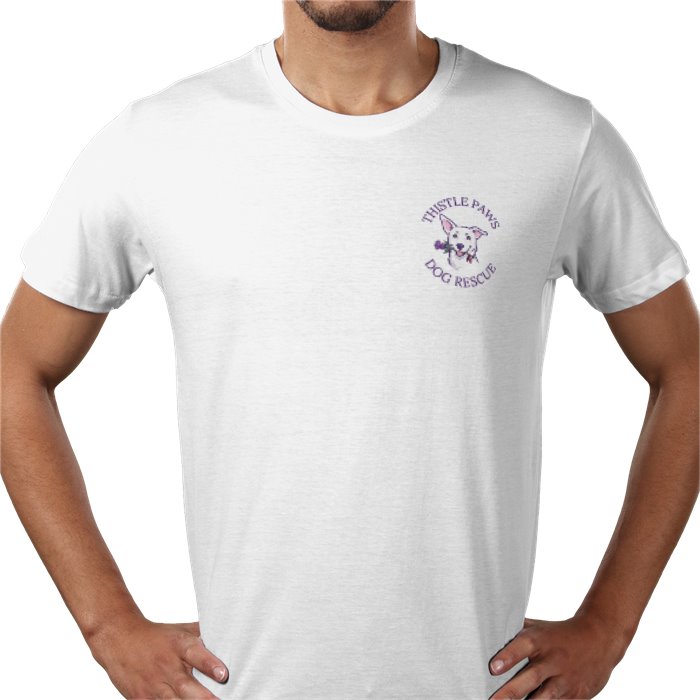 Thistle Paws Rescue T-Shirt - White
