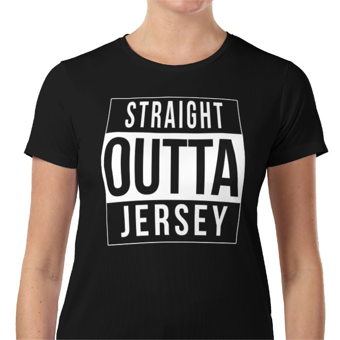 Straight Outta Jersey Spartan Tee Ladies
