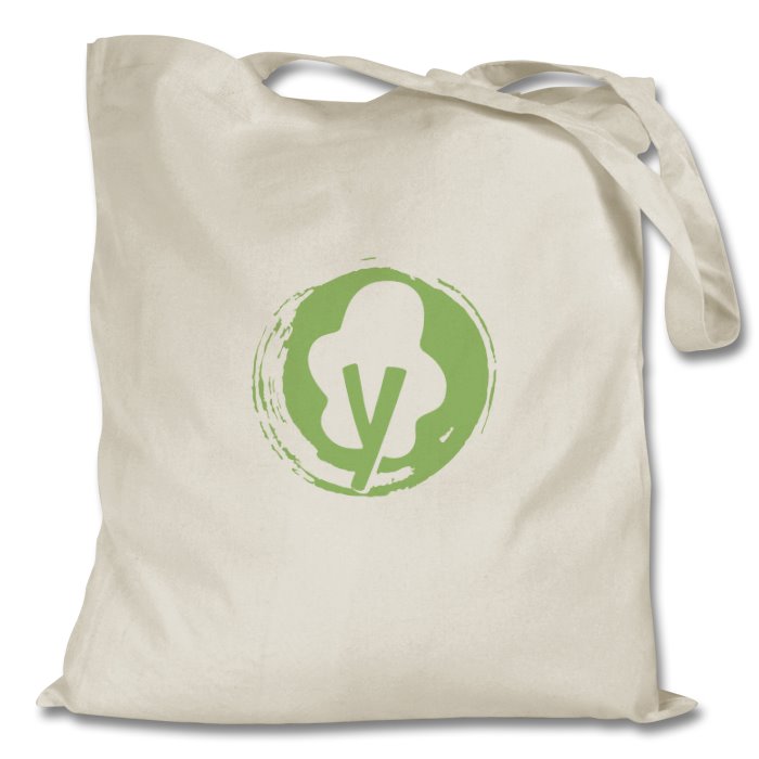 Y Vegan Tote Bag - Logo - Light Green